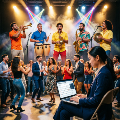 Orquesta o grupo en vivo